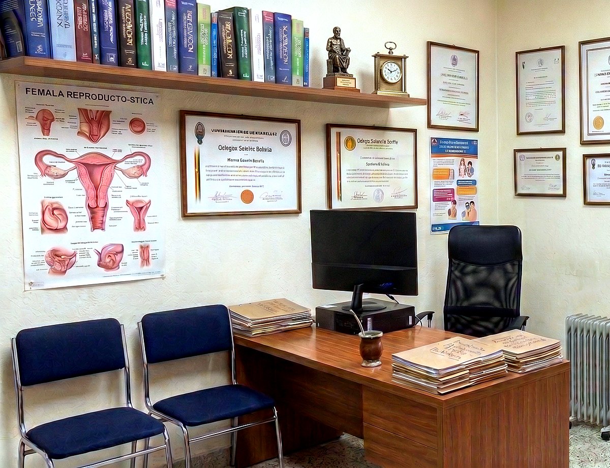 Interior del consultorio